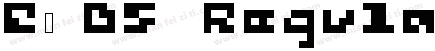 E-B5 Regular Regular字体转换